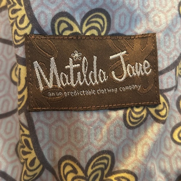 Matilda Jane Broadway Knot Character Counts Sleeveless Dress- size 6 - Picture 6 of 8